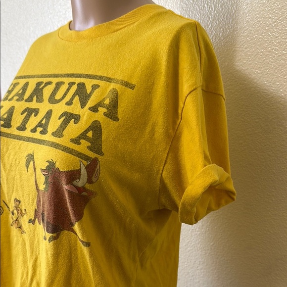 Disney Woman’s Yellow Hakuna Matata T-Shirt - Picture 3 of 6